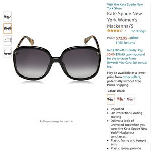Kate Spade Mackenna Sunglasses